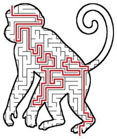 Solved Monkey maze
