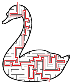 Solved Swan maze
