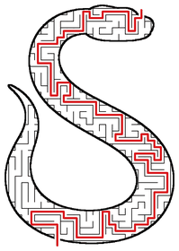 Solved Snake maze
