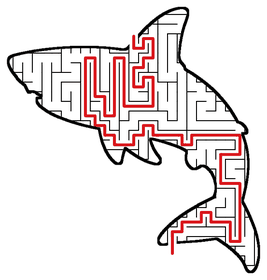 Solved Shark maze