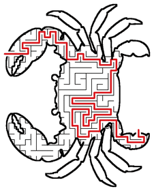 Solved Crab maze
